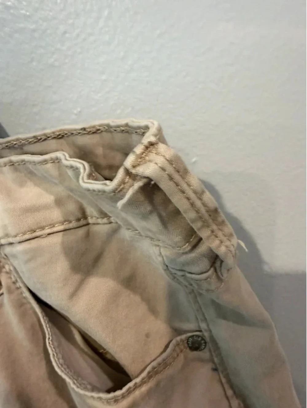Old Navy Rockstar Super Skinny High Rise Pants Size 16 Tan